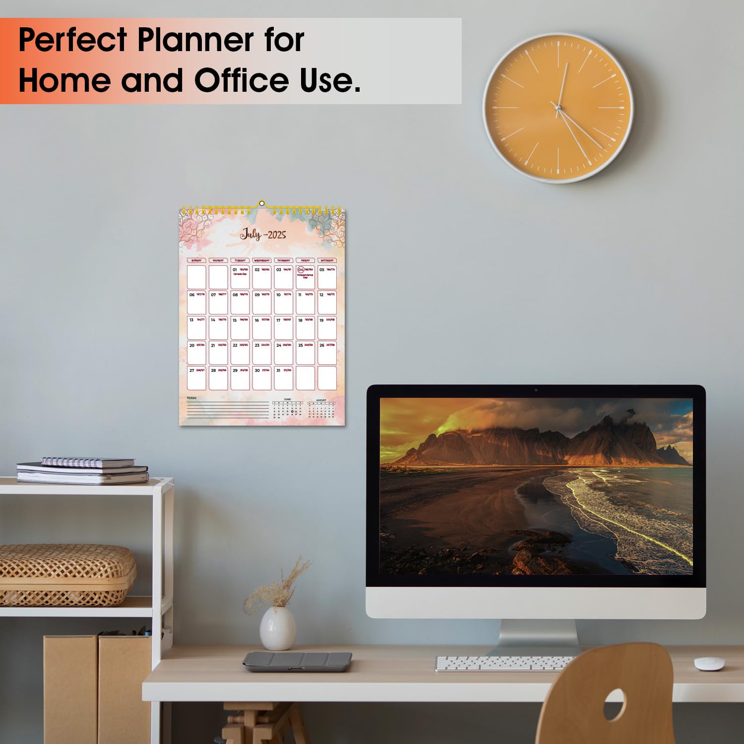 2025 Wall Calendar - January to December 2025 Monthly Planner | 11.5