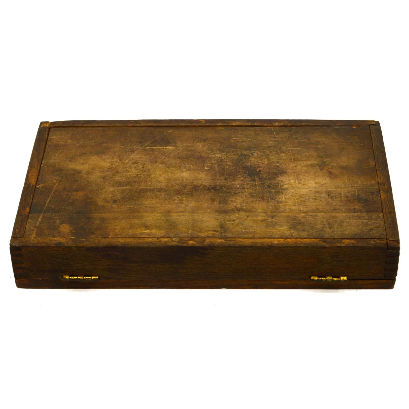 Antique CURRIER & KOETH'S KOMBINATION KIT (KKK) Oak Wood Tool Box - Vintage Interchangeable Multi-Tool Set for Woodworking, DIY Projects & Home Repair