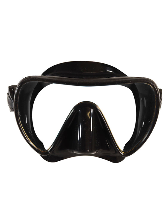 Fourth Element Scout Mask - Black Snorkeling & Scuba Diving Face Mask for Adults - Comfortable Anti-Fog Swim Mask for Ocean, Pool & Water Sports