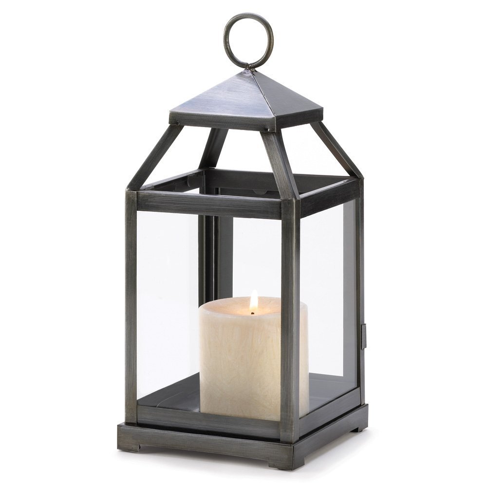 15 Wholesale Rustic Silver Modern Candle Lanterns - Wedding Centerpiece Decor for Tables, Outdoor Events & Home Decoration