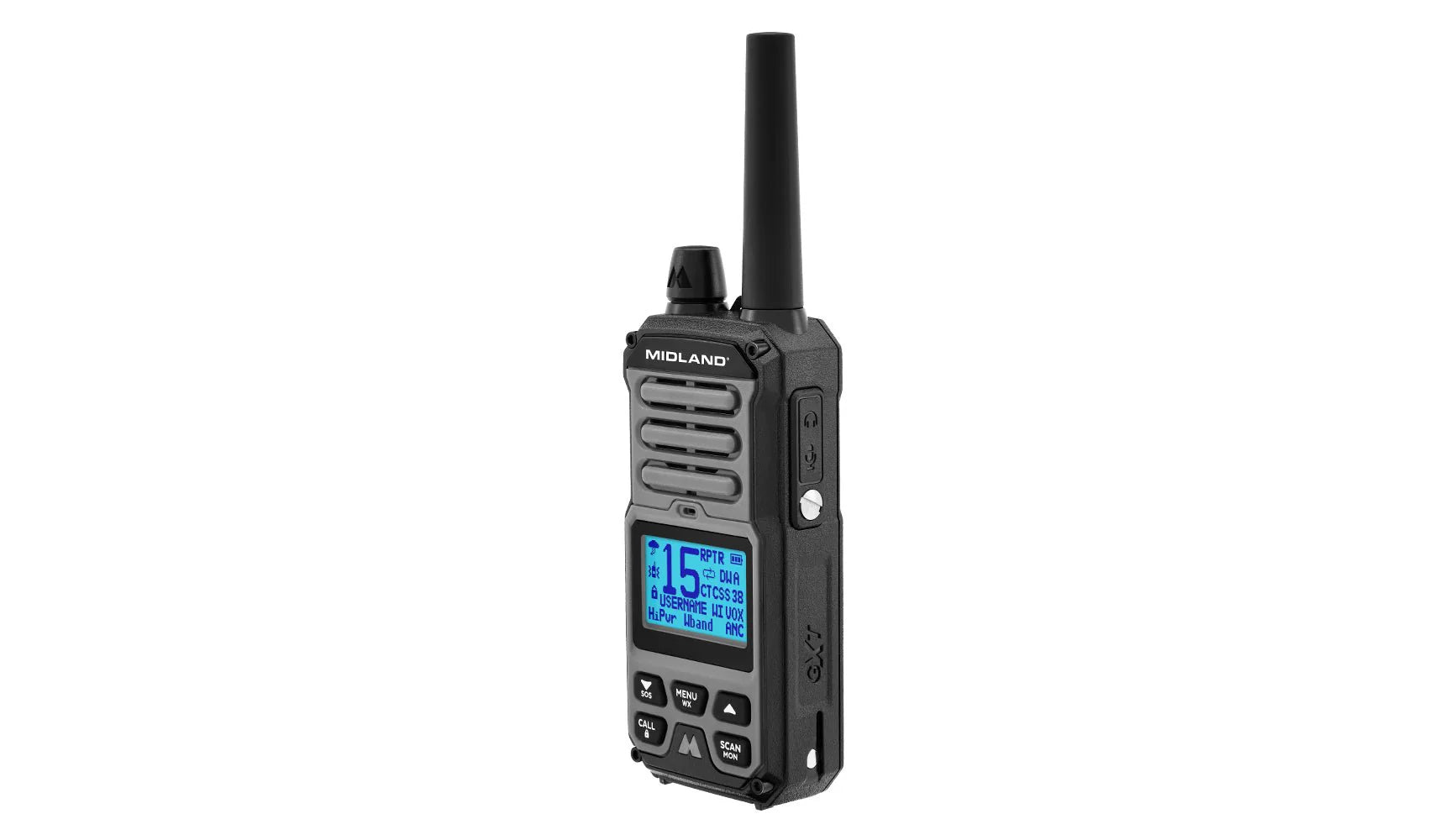 Midland GXT67 PRO GMRS Handheld Two-Way Radio - Long Range Walkie Talkies for Outdoor Adventures, Camping, Hiking & Emergency Communication