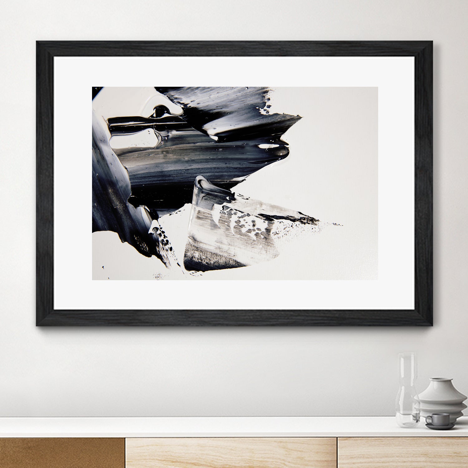Abstract Painting Composition nAo21 - Modern Wall Art for Home & Office Decor | Perfect for Living Room, Bedroom, and Workspace