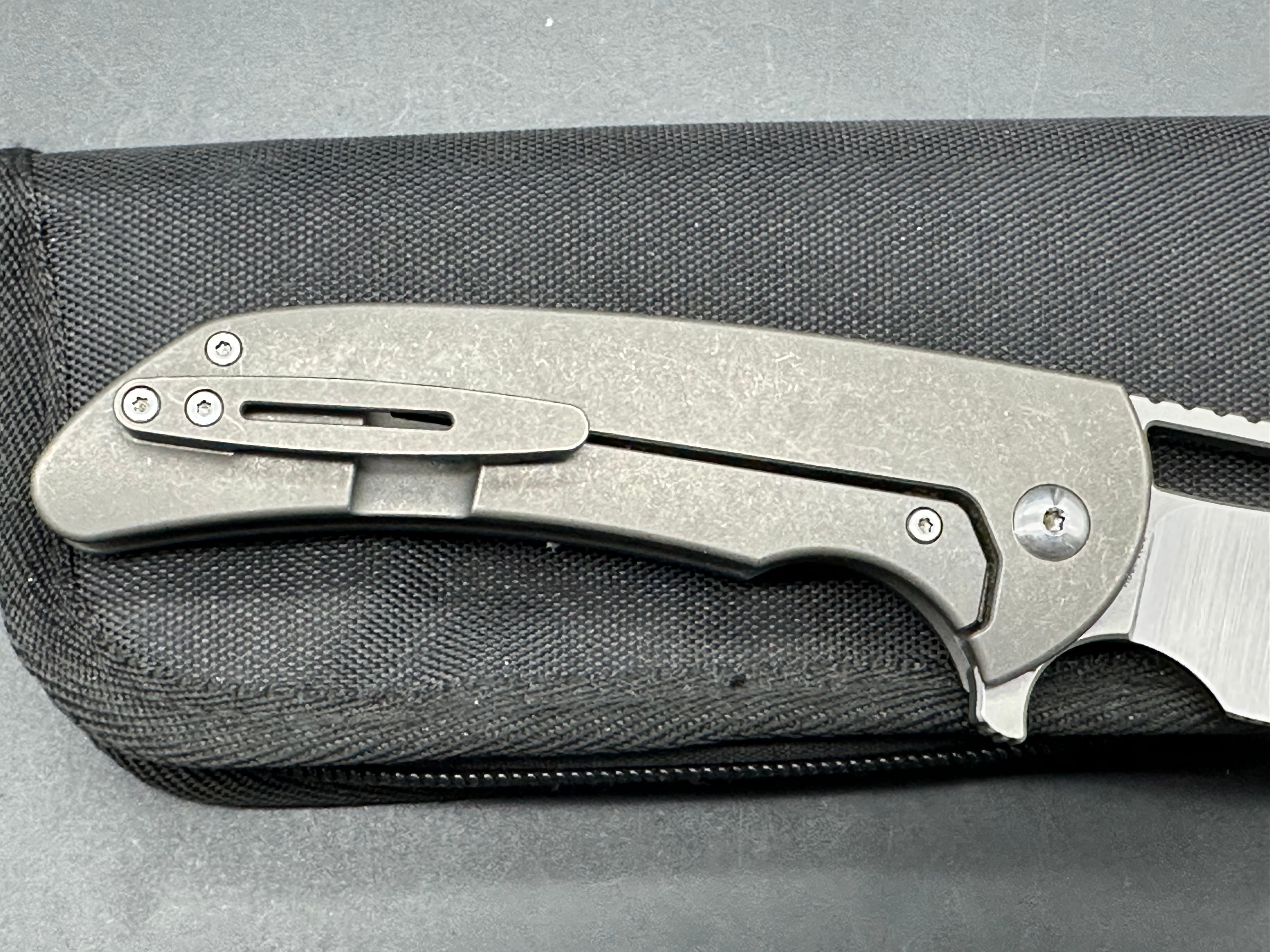 Premium Ferrum Forge Archbishop Custom Hollow Ground Knife - High-Quality EDC Folding Blade for Outdoor, Camping & Everyday Carry