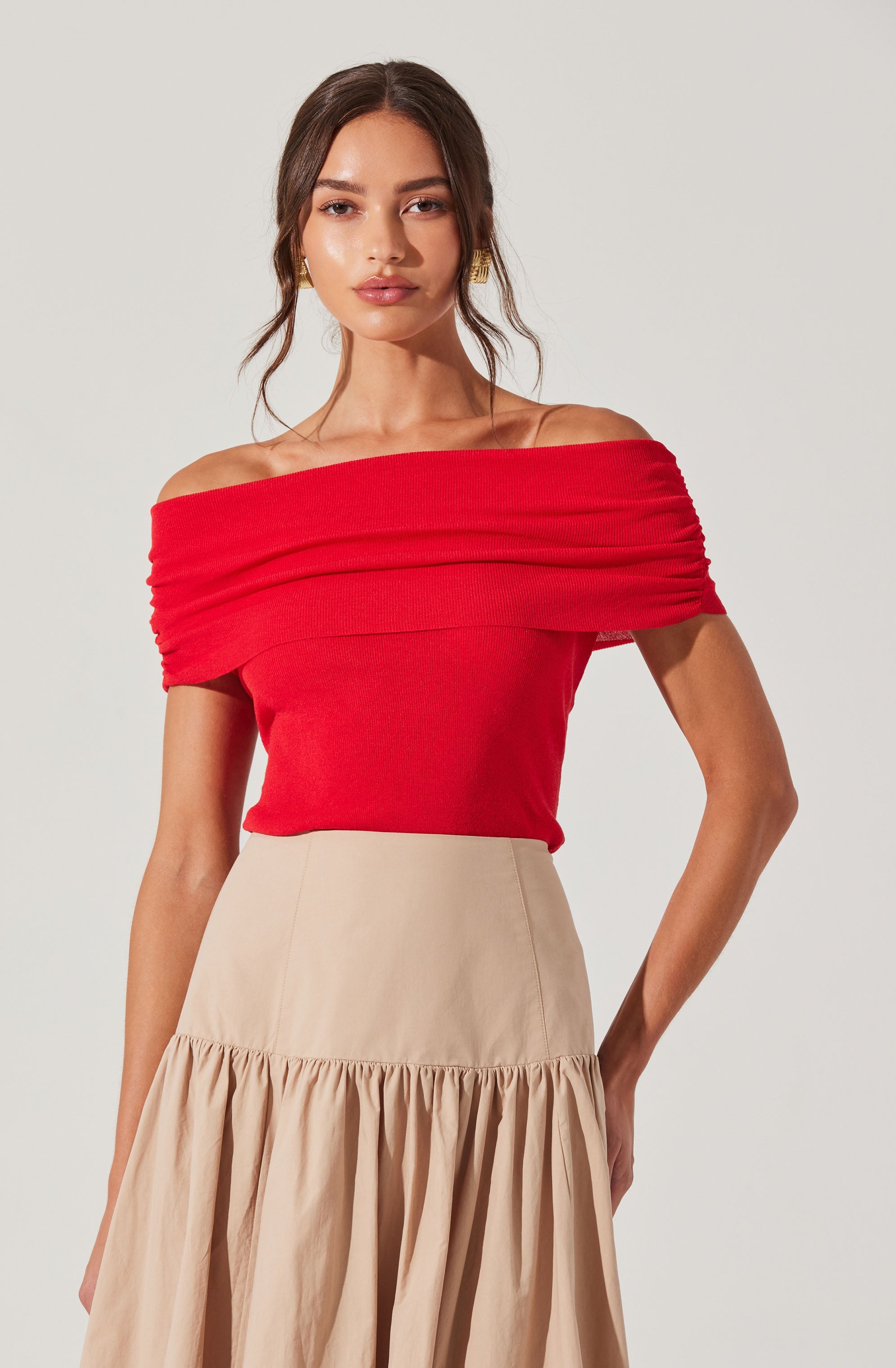 Kylin Off Shoulder Sweater Top for Women - Soft Knit Pullover Chic Casual Wear for Date Night & Fall Outfits