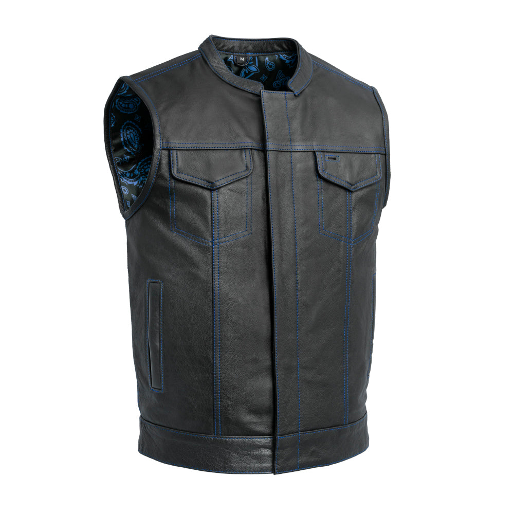 Stylish Men's Paisley Leather Cut Jacket - Vintage Western Biker Style - Perfect for Motorcycle Riding, Night Out & Casual Wear