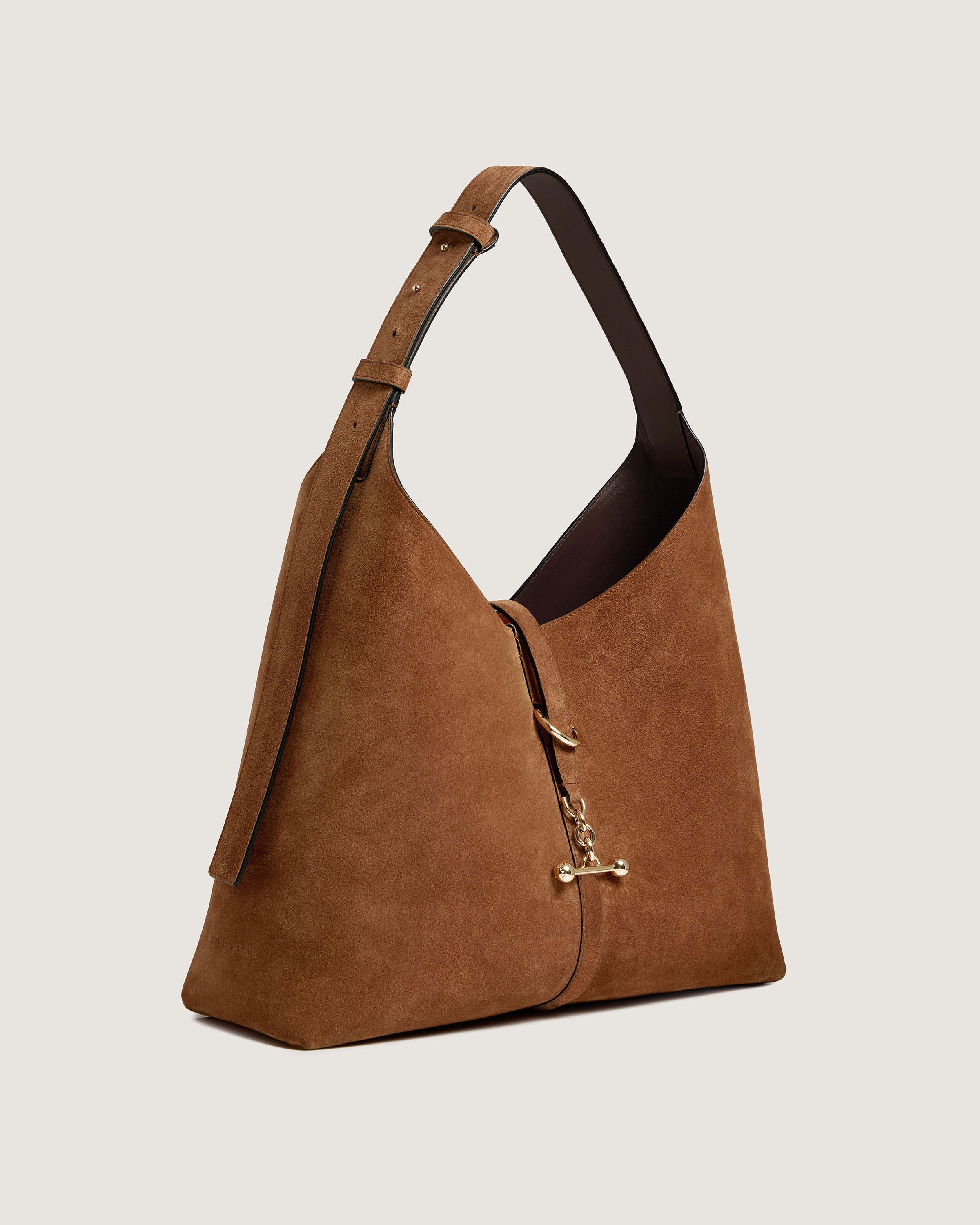 Kite Hobo Maxi Handbag - Tan Suede Leather Shoulder Bag for Women | Perfect for Work, Travel & Everyday Use