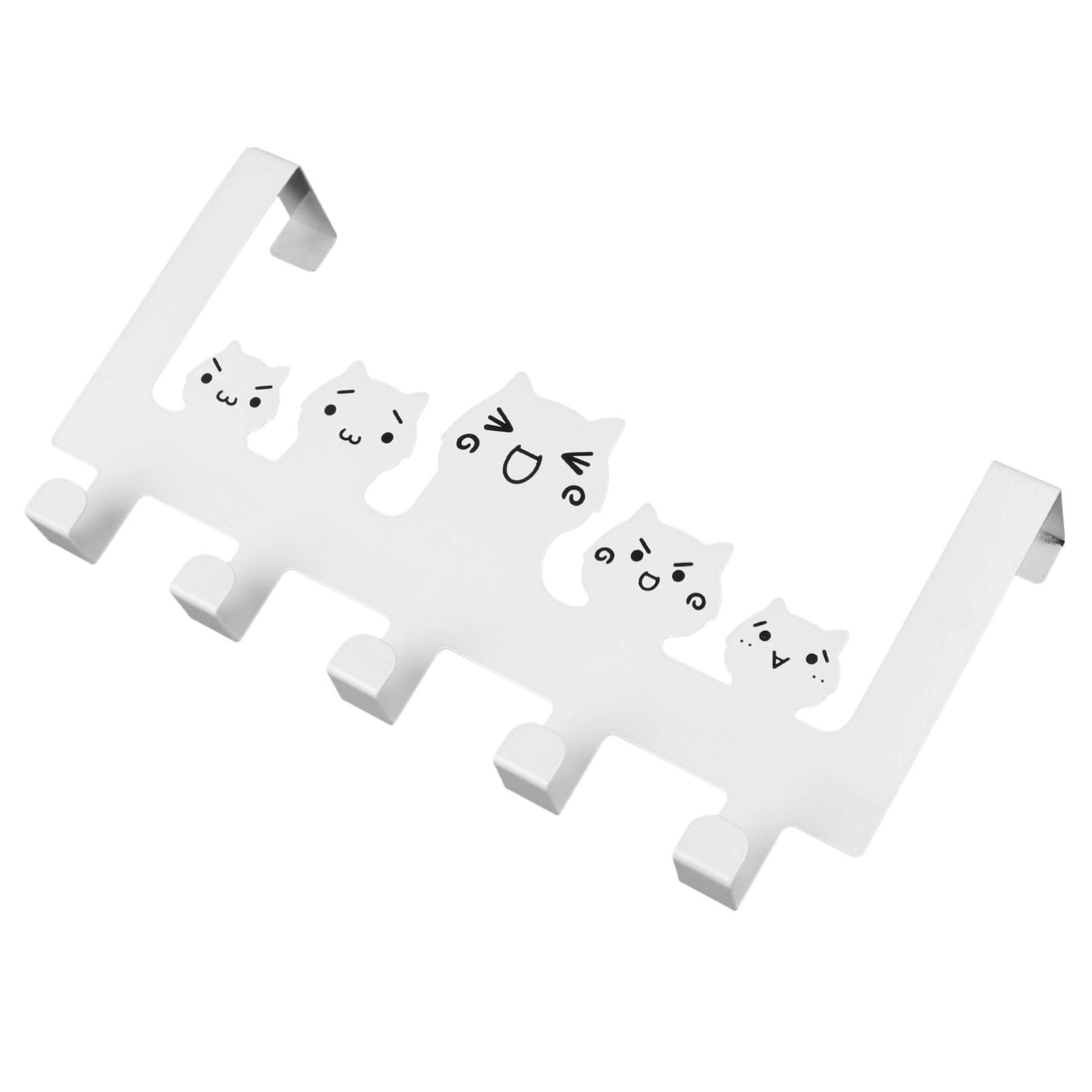 DOITOOL Decorative Wrought Iron Wall Hooks - Heavy Duty Coat Hangers for Doors, Entryways & Closets - Space Saving Storage Solution for Hats, Bags, Keys & Home Organization