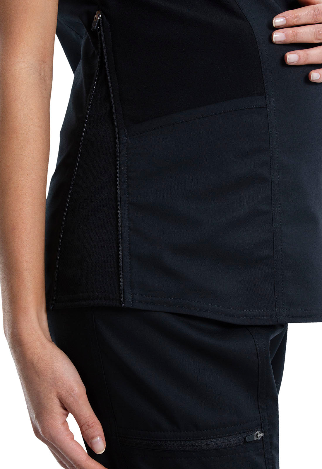 Comfortable Women's 2 Pocket Maternity Scrub Top - Soft Nursing Workwear for Pregnant Healthcare Workers & Medical Professionals