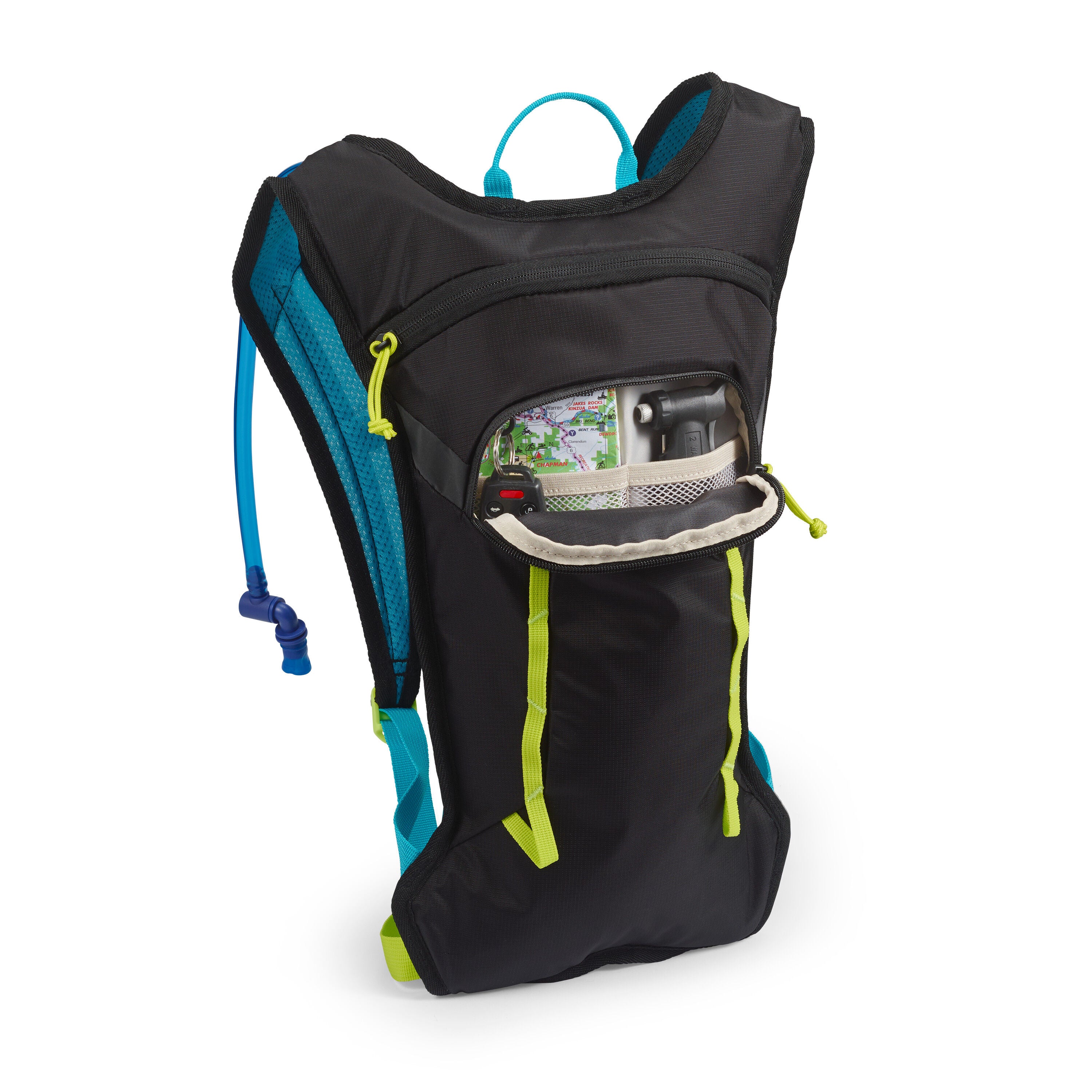 High Sierra Hydrahike 2.0 4L Hydration Backpack - Lightweight Water Bladder Pack for Hiking, Running & Outdoor Adventures - Black