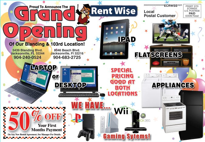 Grand Opening Special - Exclusive EDDM Deals for Your Business | Boost Sales with Direct Mail Marketing | Perfect for Retailers, Restaurants & Local Promotions