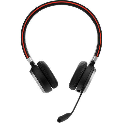 Evolve 65 Stereo Professional Wireless Headset with Dual Connectivity - Bluetooth & USB for Microsoft Teams, Skype | Noise Cancelling Mic for Office, Remote Work & Video Conferencing