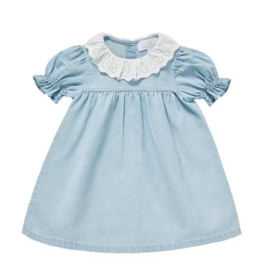 CERA UNA VOLTA FRANKIE DRESS for Baby Girls 18-24 Months | Vintage Floral Cotton Dress | Perfect for Photoshoots, Parties & Special Occasions