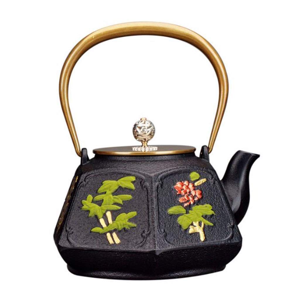 Premium Cast Iron Teapot - 1.2L Vintage Japanese Tetsubin Style, Heat-Resistant Iron Tea Kettle with Infuser - Perfect for Chinese Tea, Matcha, Herbal Brews - Ideal for Home, Office, Tea Parties & Gifts