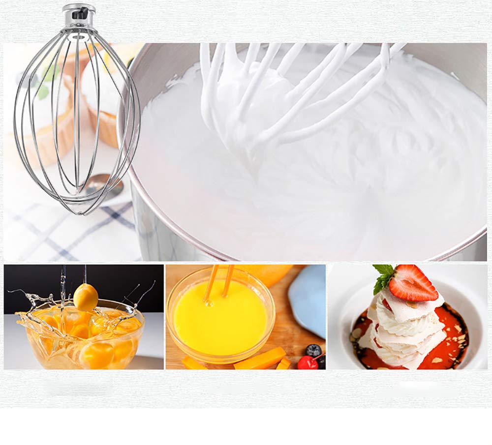 CGOLDENWALL 10.5QT Commercial Stainless Steel Electric Stand Mixer - 3 Speed Dough & Egg Beater for Baking, Cooking - 110V/220V Heavy Duty Kitchen Mixer for Bread, Cake, Pizza Dough & Cookie Batter