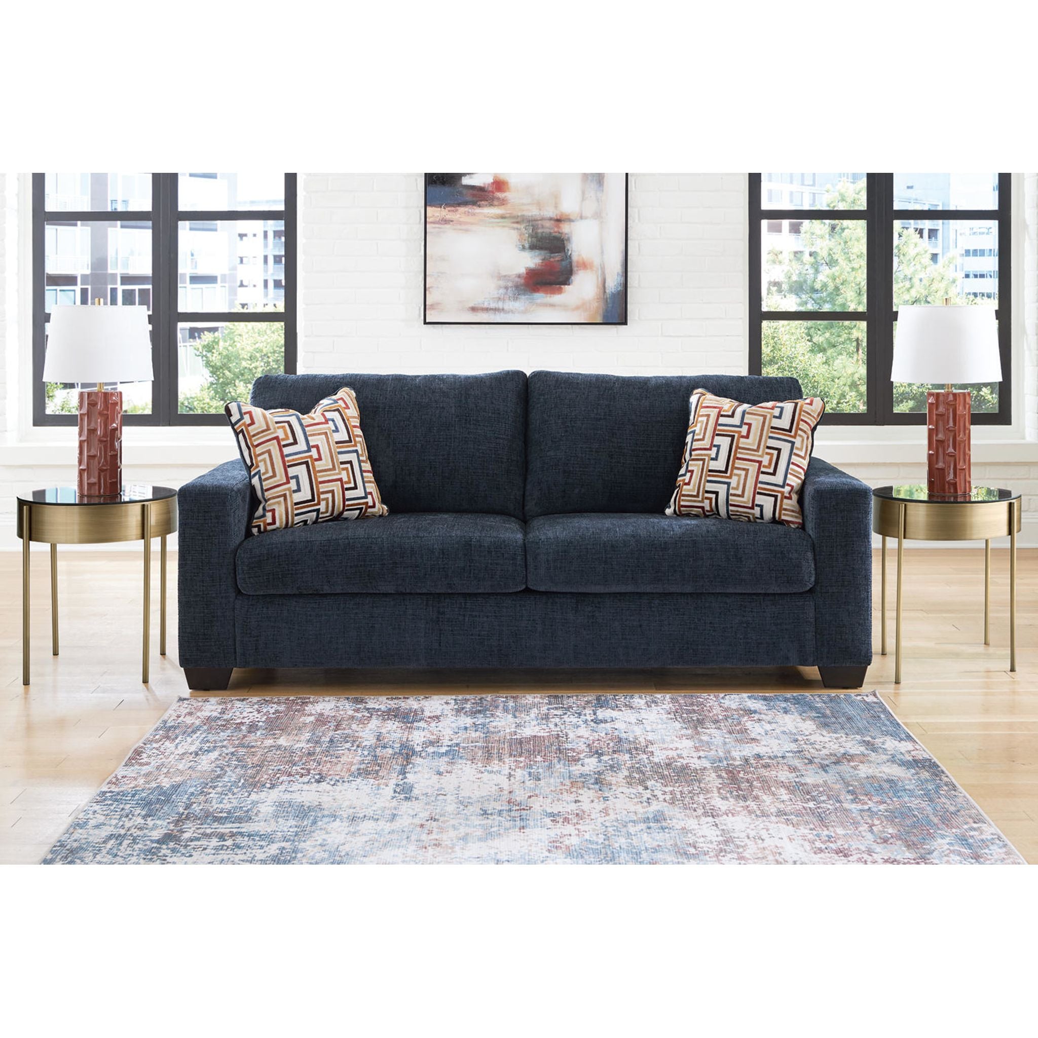 Aviemore Sofa - Modern Comfortable Couch for Living Room, Lounge & Home Theater - Premium Fabric Upholstered Sectional Sofa with Soft Cushions - Perfect for Family Gatherings, Movie Nights & Relaxing