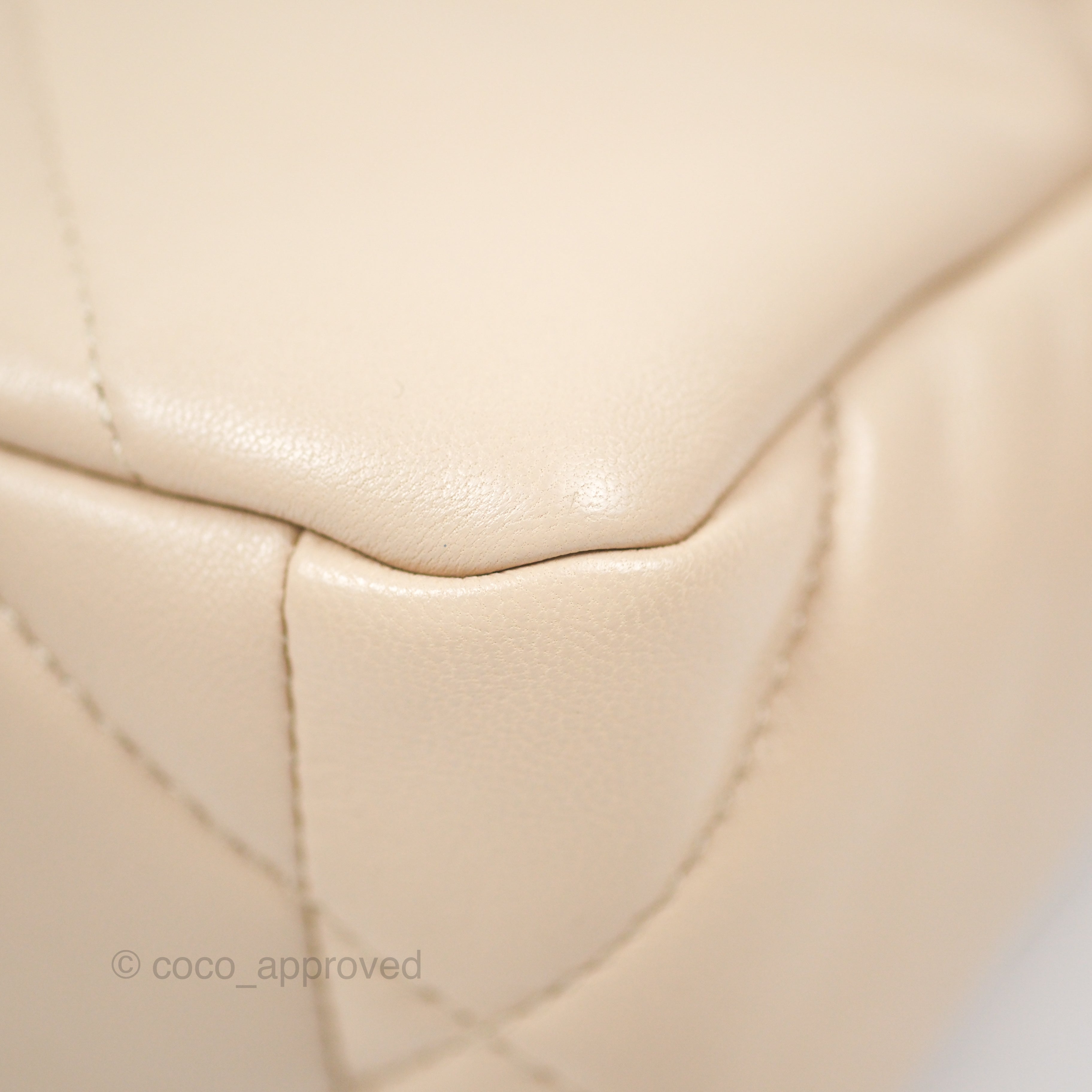 Chanel 19 Small Handbag in Beige Lambskin Leather with Mixed Hardware - Luxury Crossbody Bag for Women, Perfect for Date Night & Special Occasions