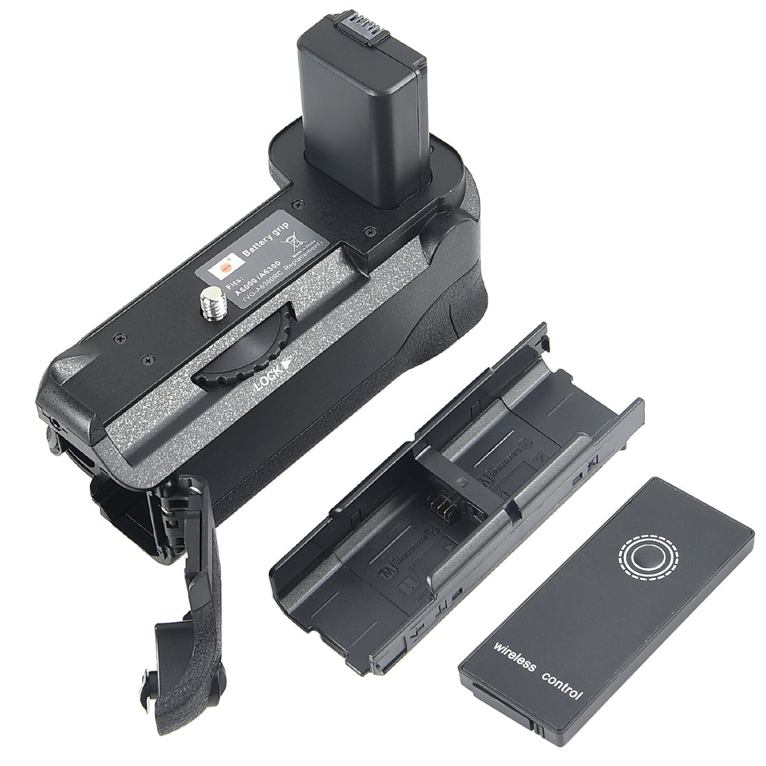 DSTE VG-6300 Remote Control Battery Grip for Sony A6300 & A6000 Digital Cameras - Perfect for Photography, Vlogging & Travel Shooting