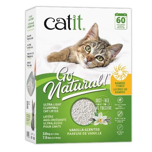 Eco-Friendly Ultra Light Clumping Bamboo Cat Litter - Natural & Odor Control for Cats | Perfect for Multi-Cat Homes & Small Spaces