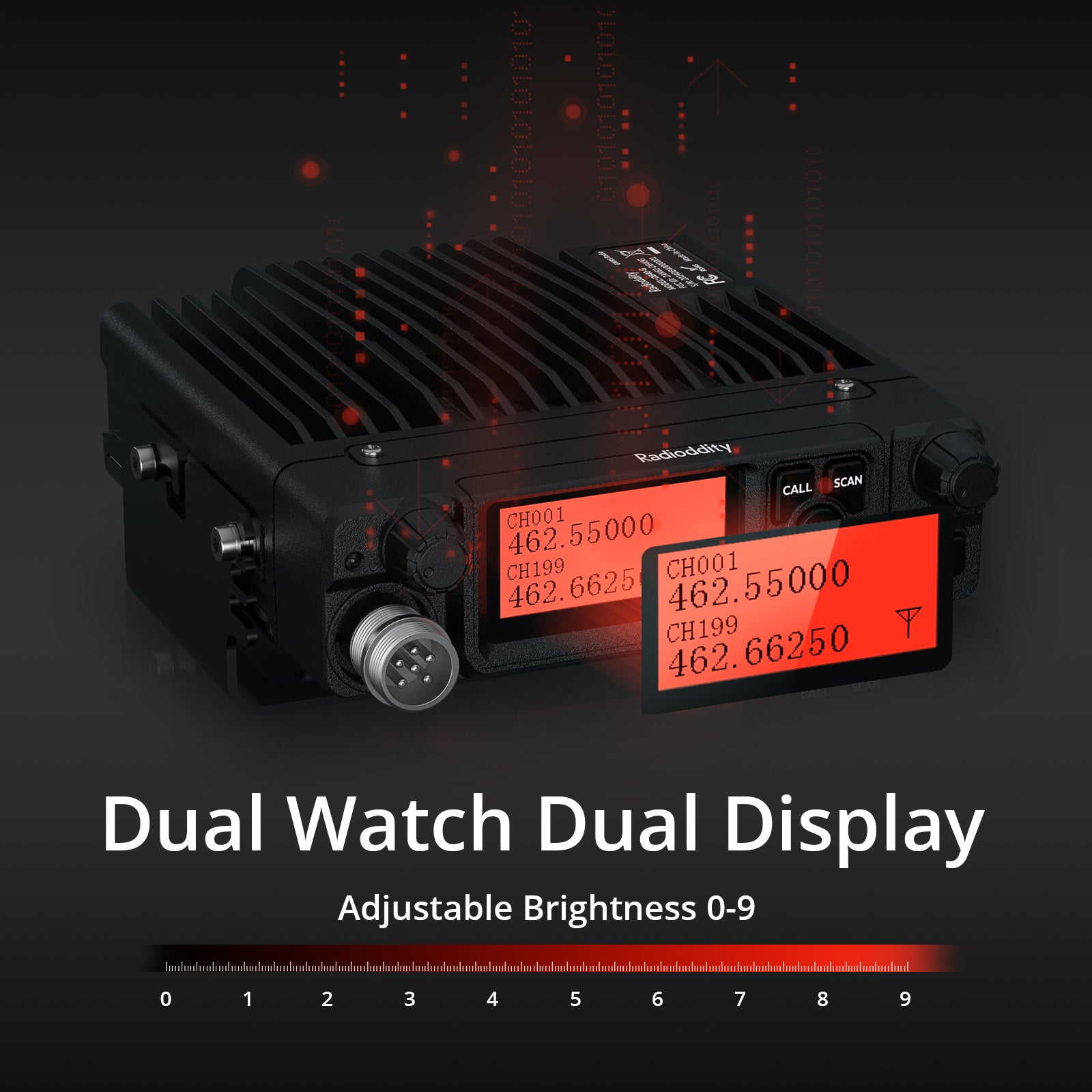 Radioddity DB40-G Two-Way Radio - Open Box - Perfect for Outdoor Adventures, Hiking, and Emergency Communication