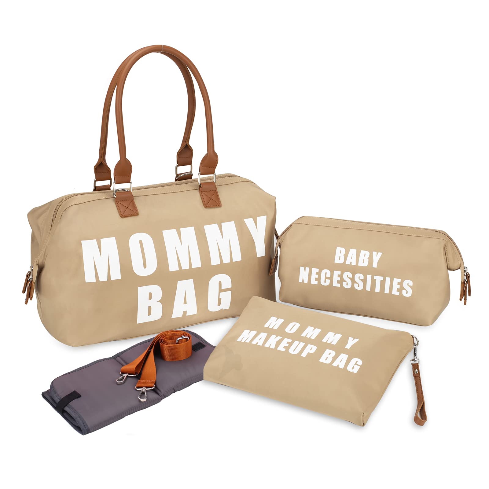 Upgraded Large Capacity Maternity Tote Bag - Hospital & Delivery Diaper Bag with Travel Organizers - Perfect for Labor, Baby Essentials & On-the-Go Moms