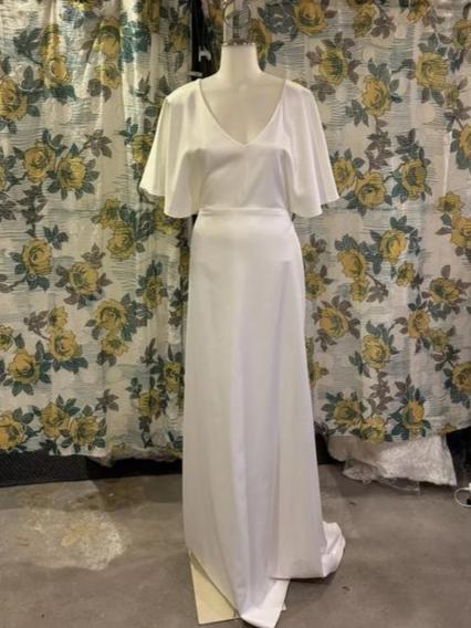 Sarah Seven Camilla Gown - Elegant Wedding Dress for Brides | Perfect for Beach, Garden & Formal Ceremonies
