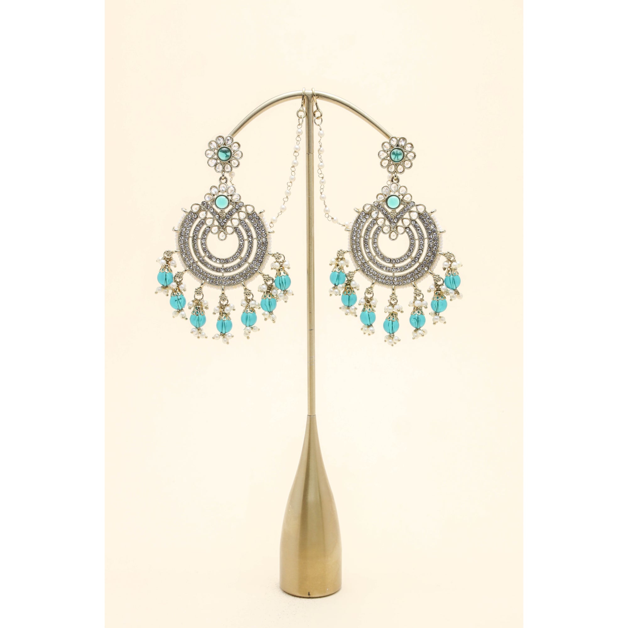 ISHIRA Stone Earrings - Handmade Boho Jewelry for Women, Natural Gemstone Dangle Earrings | Perfect for Casual Wear, Parties & Gifts