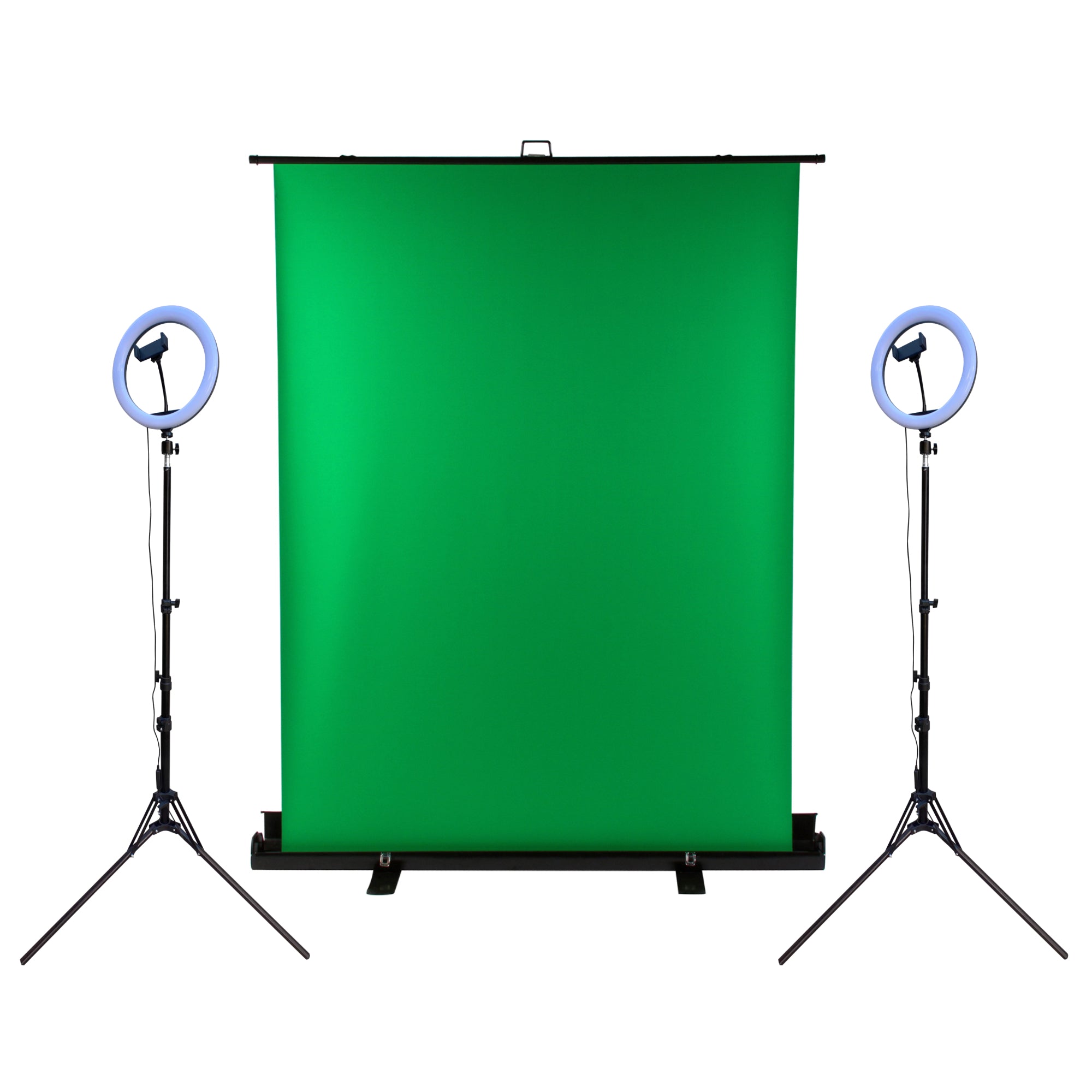 Professional Green Screen Backdrop Kit with Stand & Clips - High-Quality Chroma Key Background for Video Streaming, Photography & Virtual Meetings (5x7ft) - Perfect for YouTube, Zoom, TikTok & Home Studio Setup