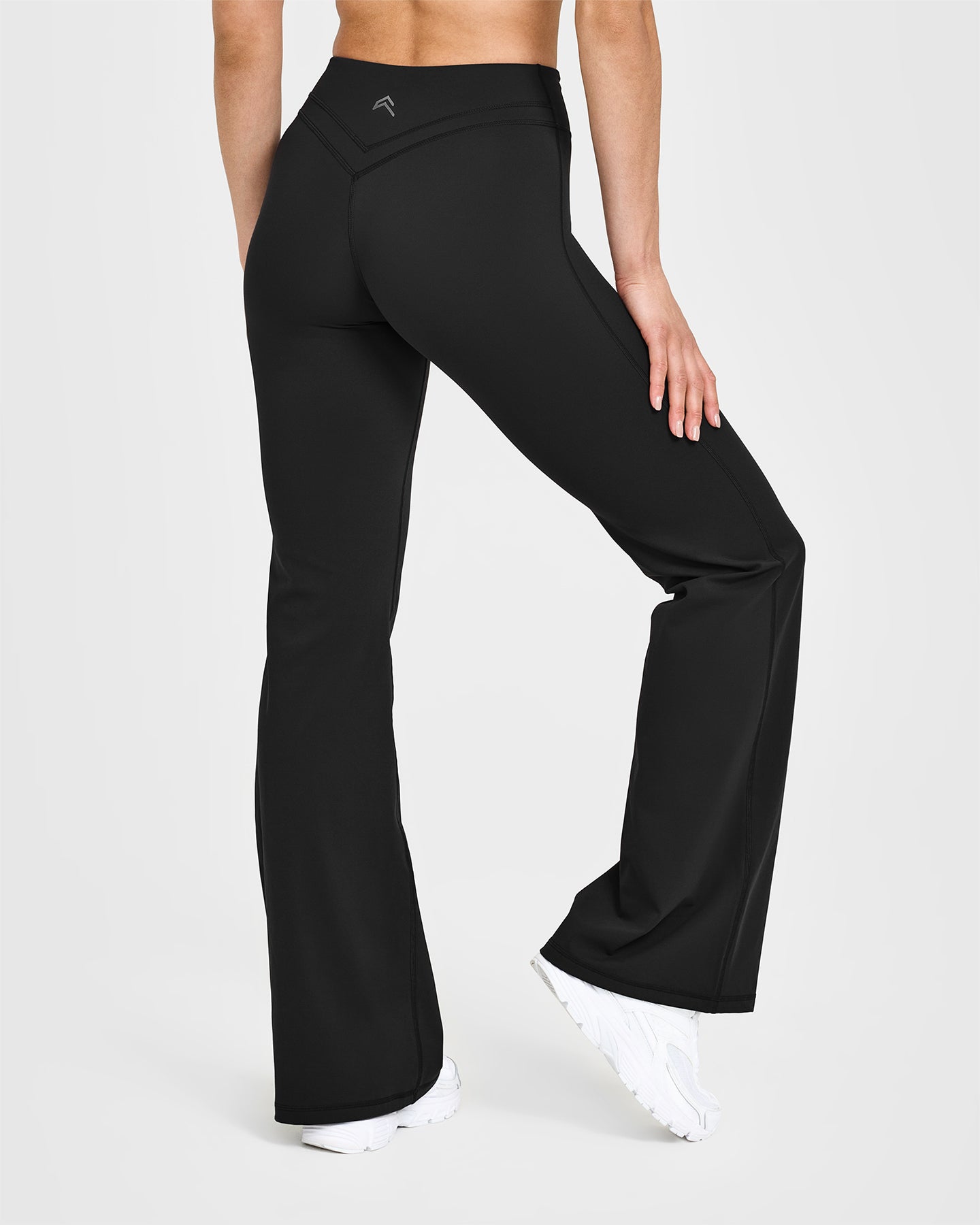 Unified Wrap Flared Bottoms | Black | Stylish High Waist Wide Leg Pants for Women | Perfect for Office, Party & Casual Wear