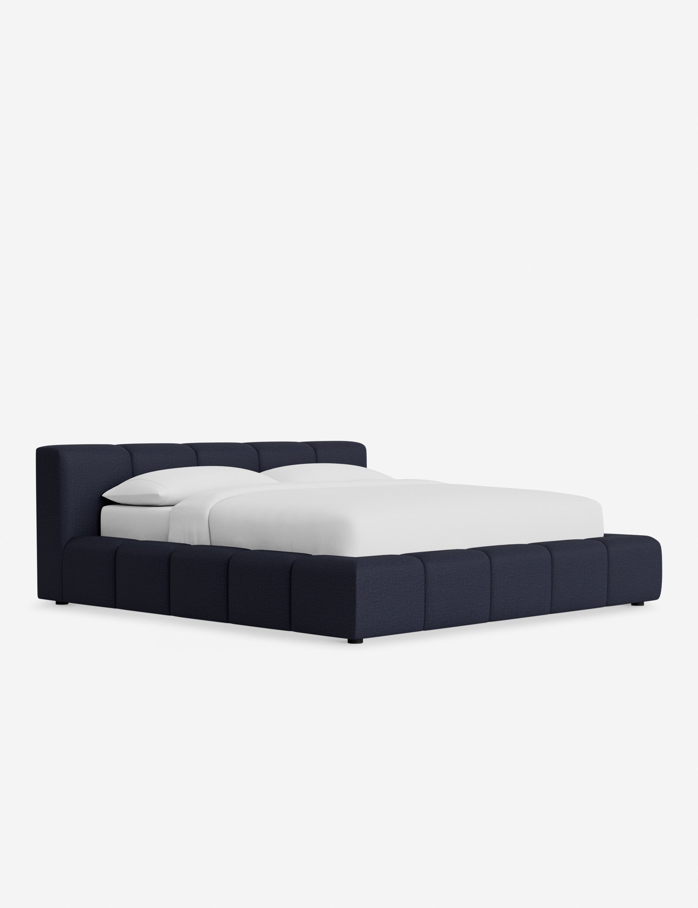 Cambry Platform Bed Frame - Modern Minimalist Wooden Bed with Headboard - Perfect for Bedroom, Guest Room & Small Spaces