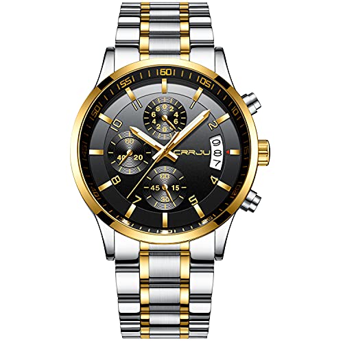 silver gold black