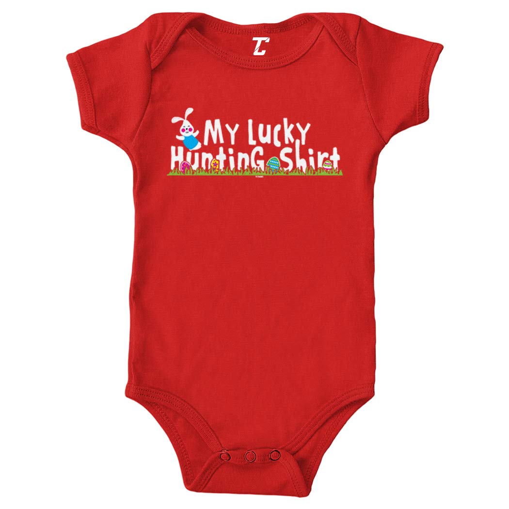 Tcombo My Lucky Hunting Shirt - Easter Egg Cute Bodysuit for Women | Hunting & Outdoor Activities | Perfect for Easter Egg Hunts & Spring Adventures