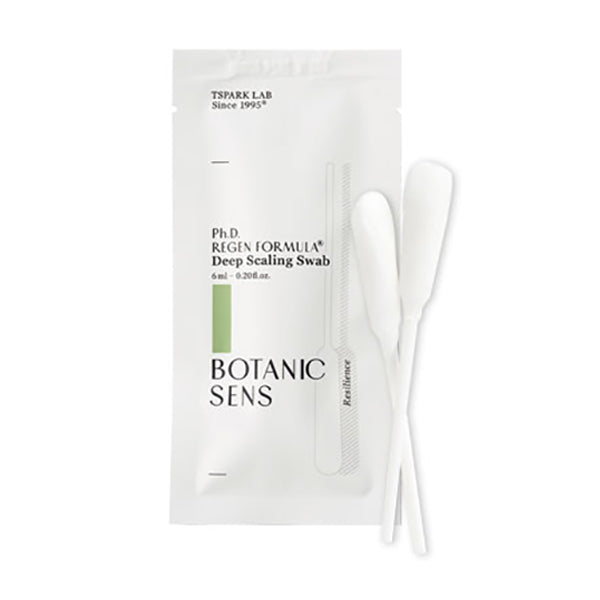 BOTANICSENS Ph.D. Regen Formula Deep Scaling Swab 6ml - Pack of 2 Swabs (7 Count) - Professional Dental Care for Plaque Removal & Gum Health - Perfect for Home Oral Hygiene & Dental Clinic Use