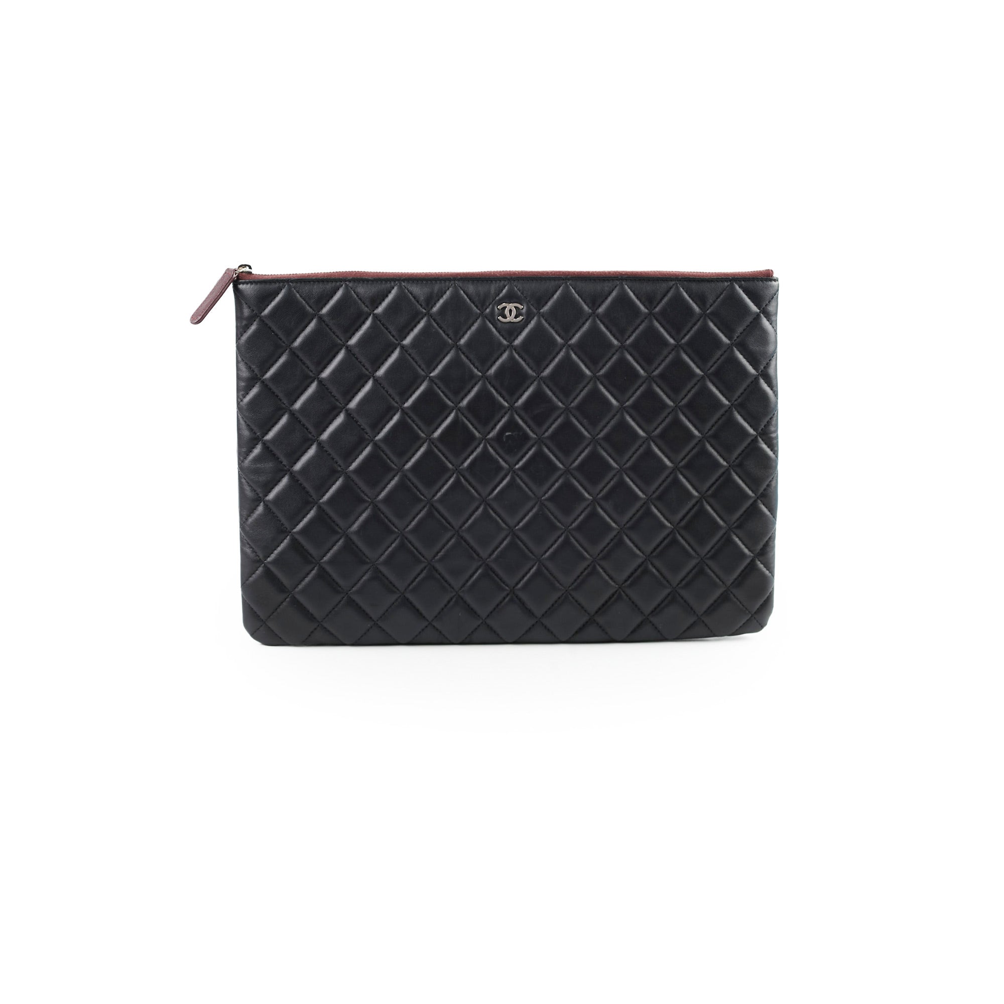 Chanel O Case Lambskin Leather Wallet Black (20 Series) - Luxury Women's Small Wallet for Everyday Use & Gift Giving
