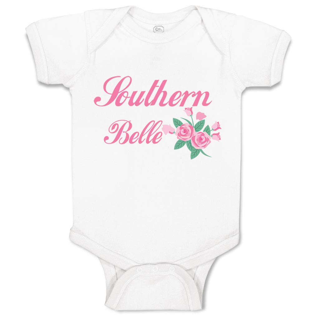 Custom Southern Belle Funny Baby Bodysuit - 100% Cotton Cute Infant Clothes for Boys & Girls | Perfect for Photo Shoots, Family Gatherings & Southern-Themed Events