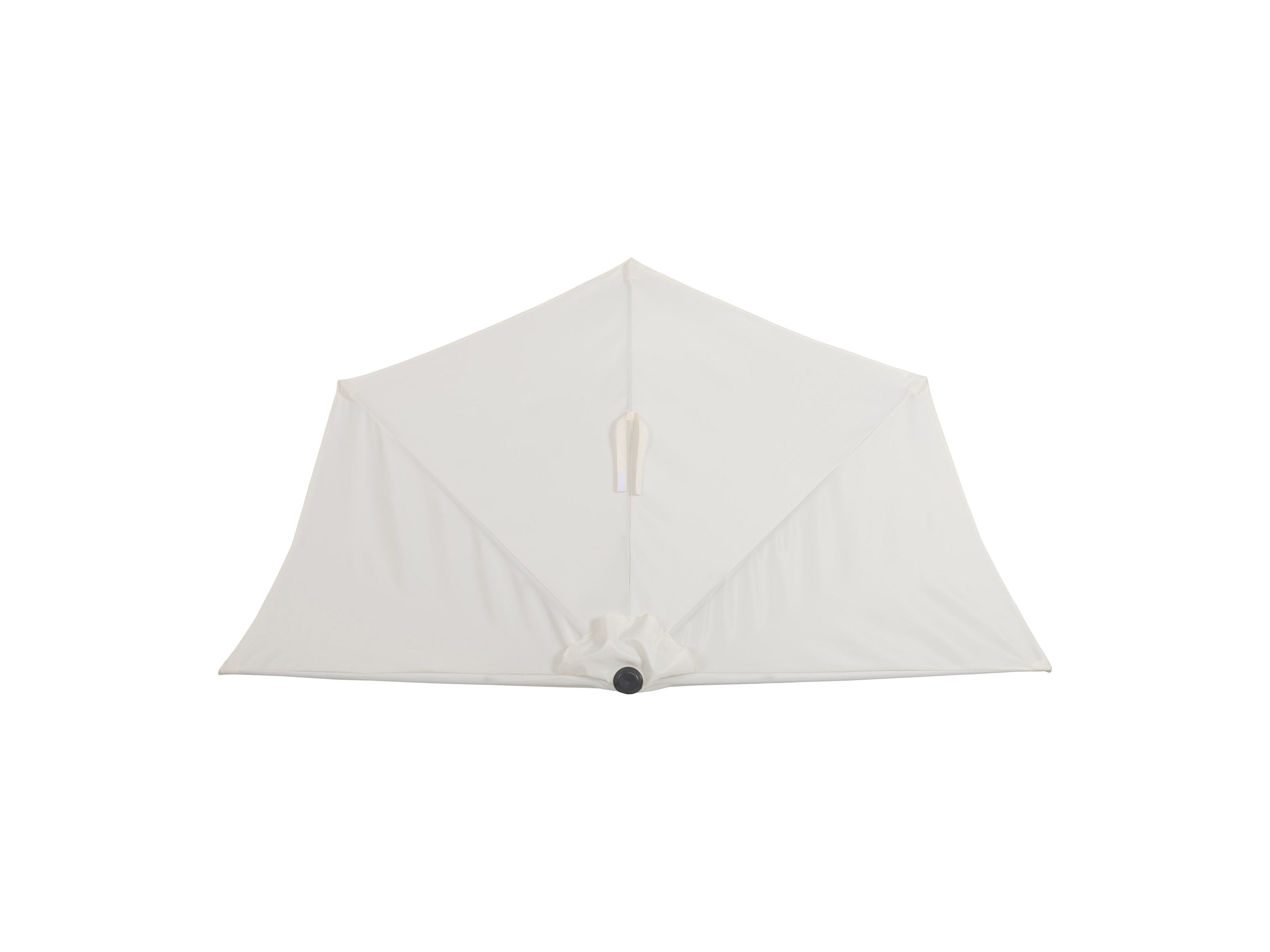 8.5ft Off White Half Umbrella - Large Patio Sun Shade for Outdoor Dining, Poolside Lounging & Garden Relaxation