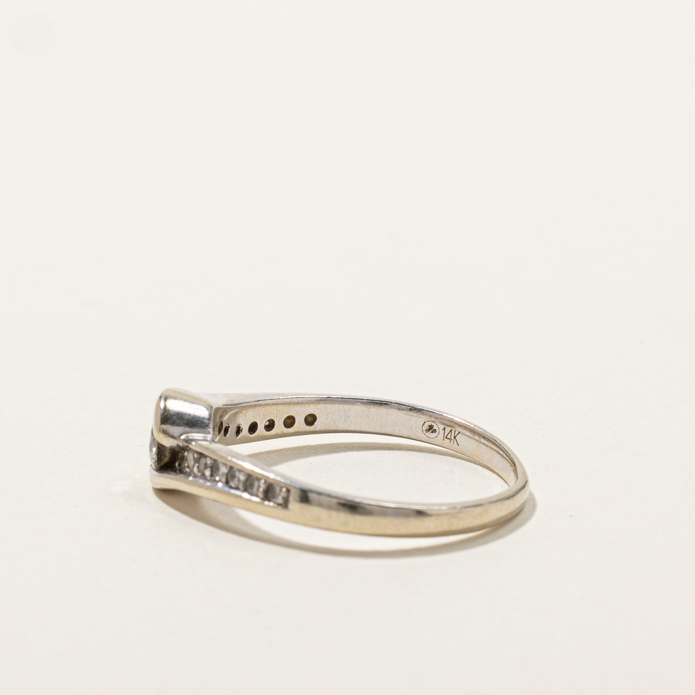 0.43ctw Semi Bezel Diamond Ring for Women - Size 7.5 | Elegant Wedding, Engagement & Anniversary Jewelry Gift