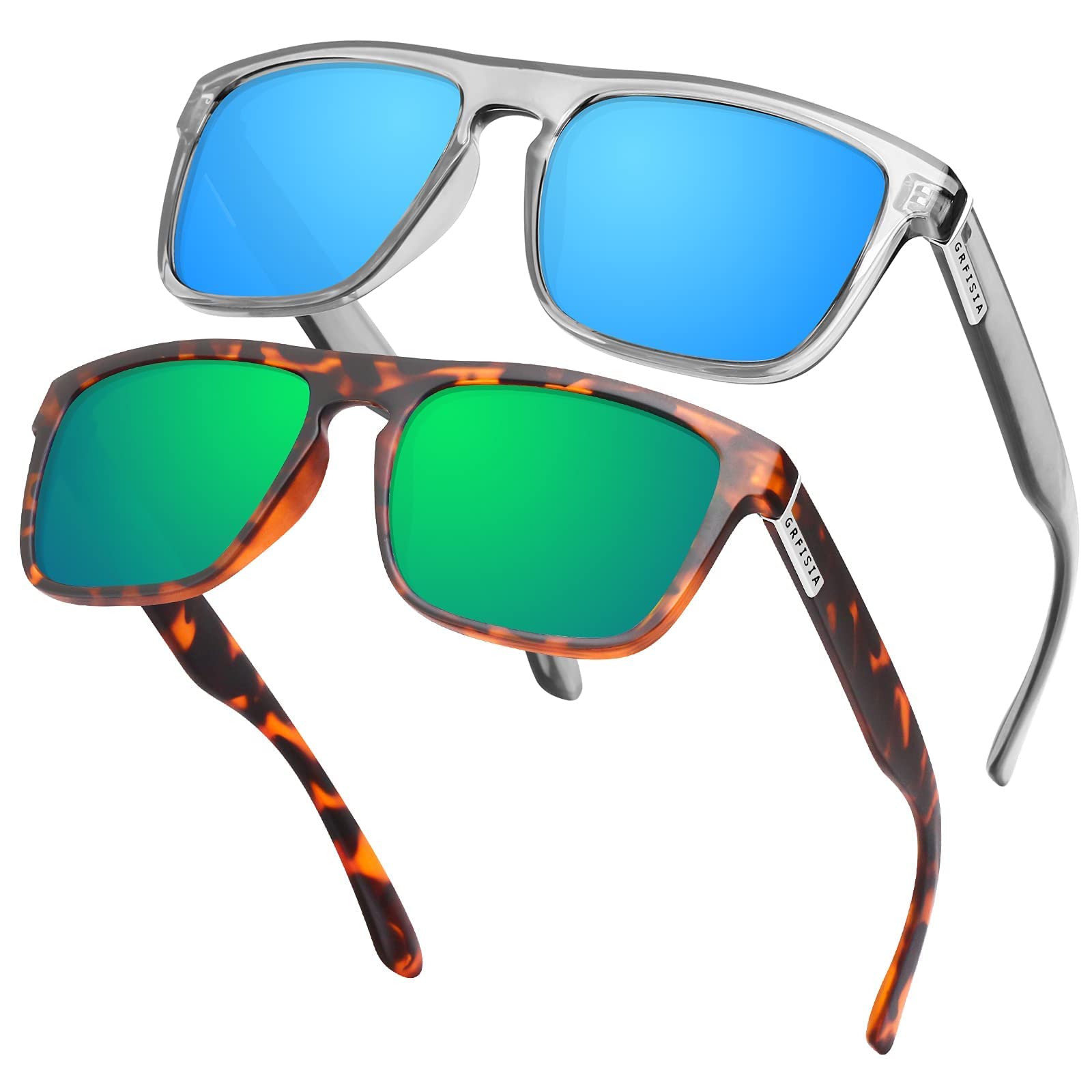 Vintage Polarized Sunglasses for Men & Women - 100% UV Protection, Classic Retro Style for Driving, Outdoor & Fashion Use