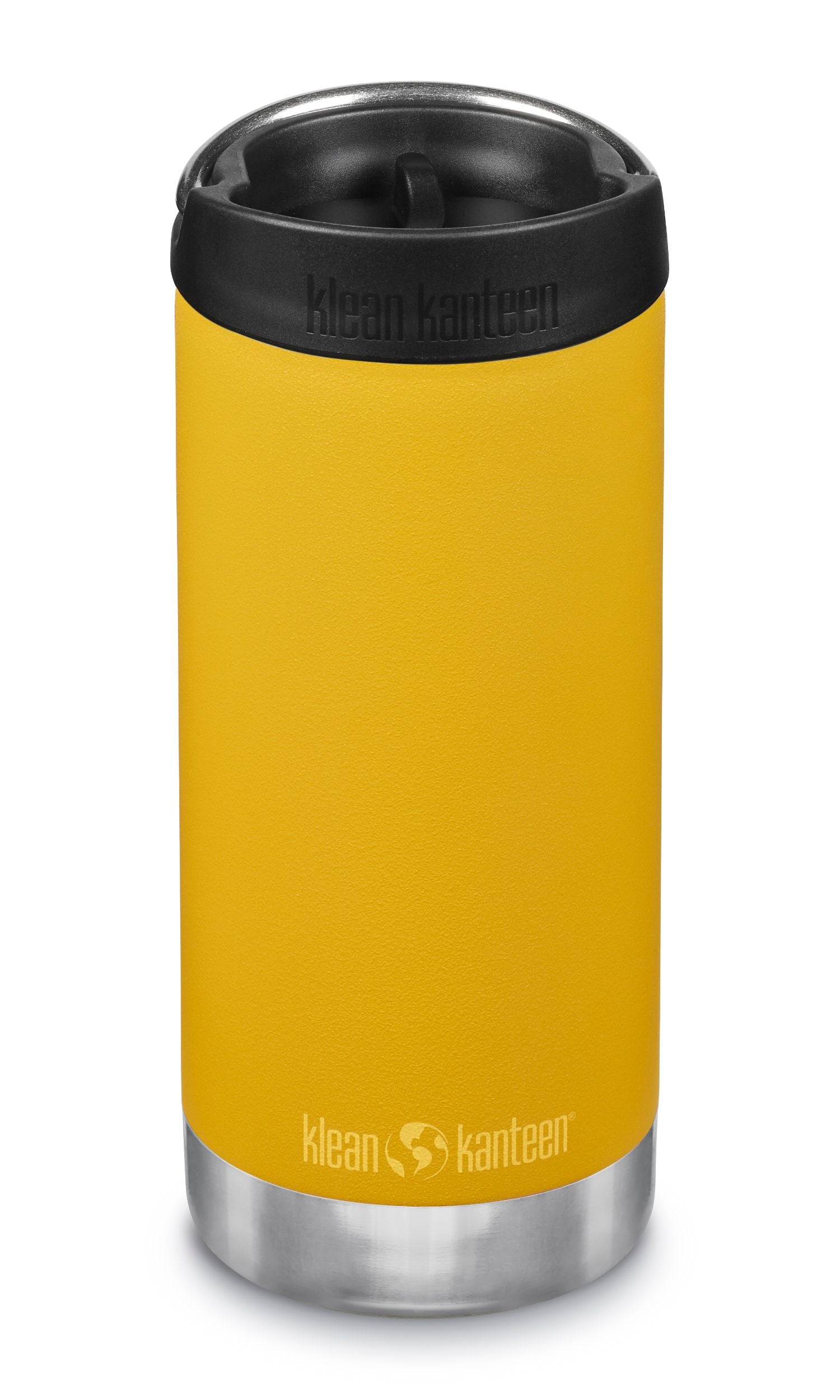 Klean Kanteen Insulated TK Wide 12 oz Stainless Steel Water Bottle with Café Cap - Perfect for Coffee, Tea & Hot Drinks On The Go, Office, Hiking & Travel