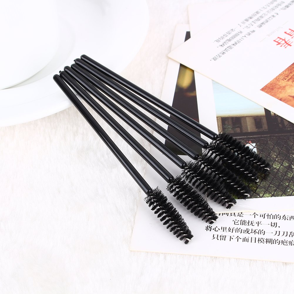 50pcs Disposable Mascara Wands - Eyelash Extension Brushes for Professional Makeup Kits | Perfect for Lash Extensions, Lifting & At-Home Beauty Care