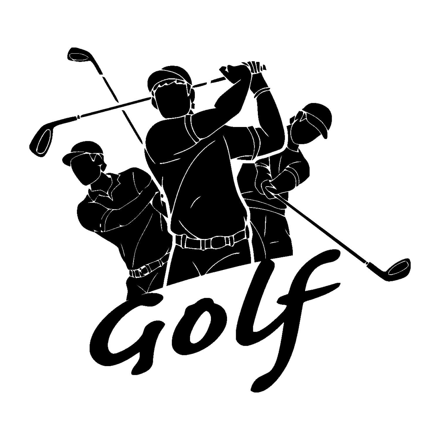 Premium Golf Wall Sticker - High-Quality Vinyl Decal for Golf Enthusiasts - Customizable Golf Club Decor (45x50 inches) - Perfect for Man Cave, Game Room & Sports Themed Home Decor