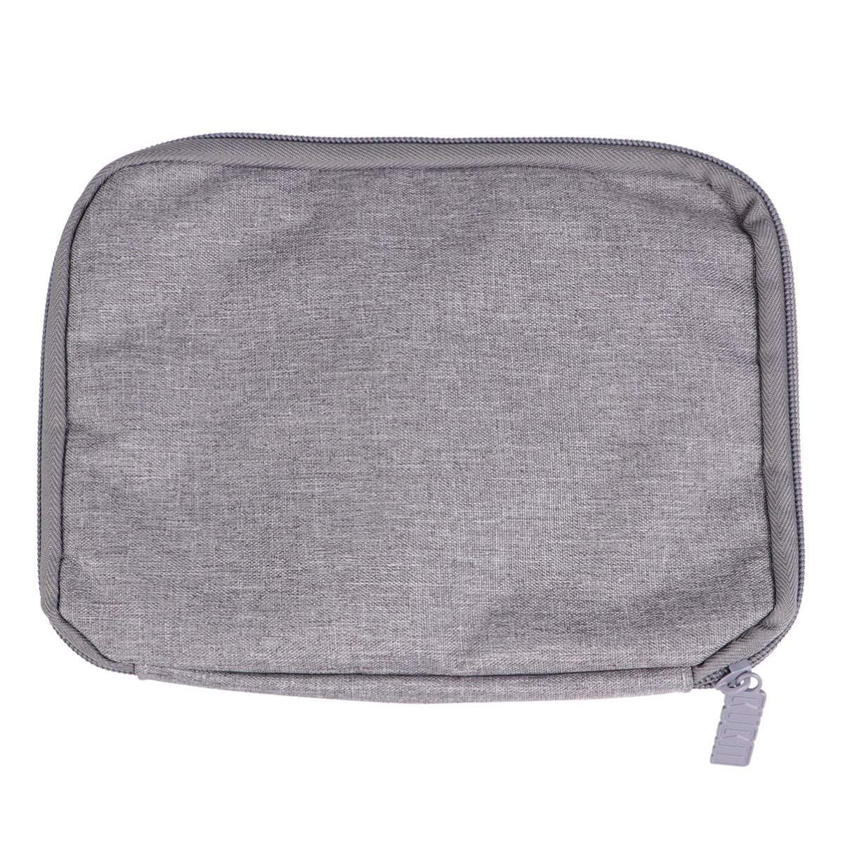 UKCOCO Waterproof Nylon Watch Band Storage Bag - Portable Organizer Pouch Case for Smartwatch Accessories (Grey) | Perfect for Travel, Gym & Home Watch Band Organization