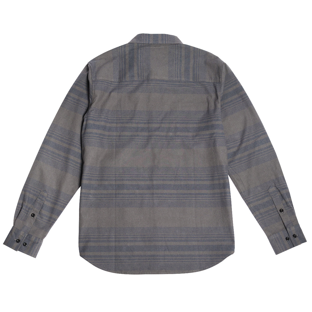 Vintage Navy Stripe Flannel Shirt for Men - Soft & Cozy Plaid Button-Up - Perfect for Casual Outings & Weekend Wear