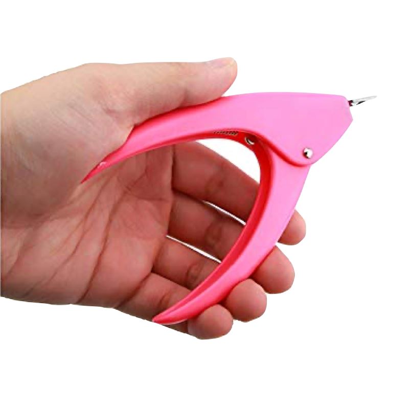 PVC Tip Cutter with Pink Handle - Precision Cutting Tool for Crafting, DIY Projects, and Packaging | Ideal for Scrapbooking, Gift Wrapping, and Office Use