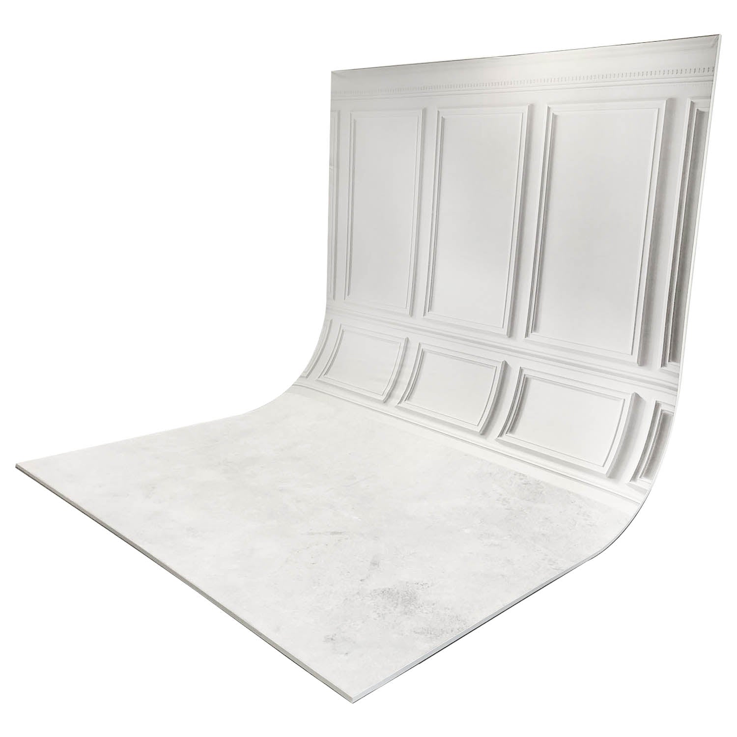 Easiframe Curved Cyclorama System C54 Cement Floor Panelled Wall Fabric Skin - Standard Frame (Special Order) for Studio Backdrops & Photography Backgrounds