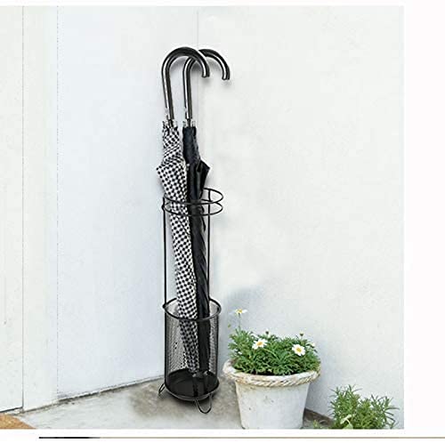 Stylish Household Umbrella Stand - Durable Drop Subway Art Umbrella Rack with Long Handle Storage Bucket - Perfect for Entryway, Porch & Office Organization