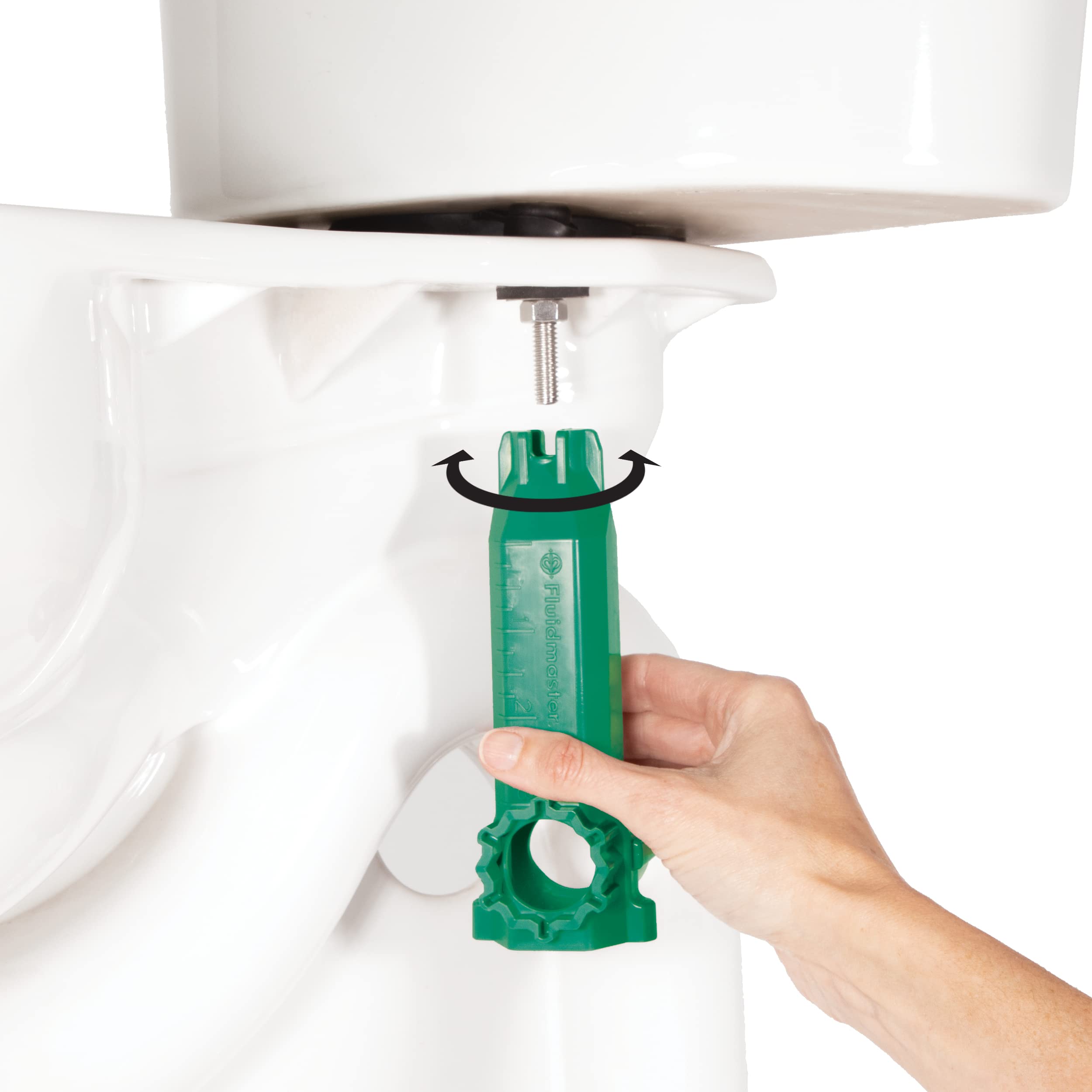 Fluidmaster Universal Toilet Repair Tool - Easy Install & Uninstall Kit for Toilet Tank Flapper, Fill Valve & Gasket Replacement - Perfect for Home DIY Plumbing Fixes
