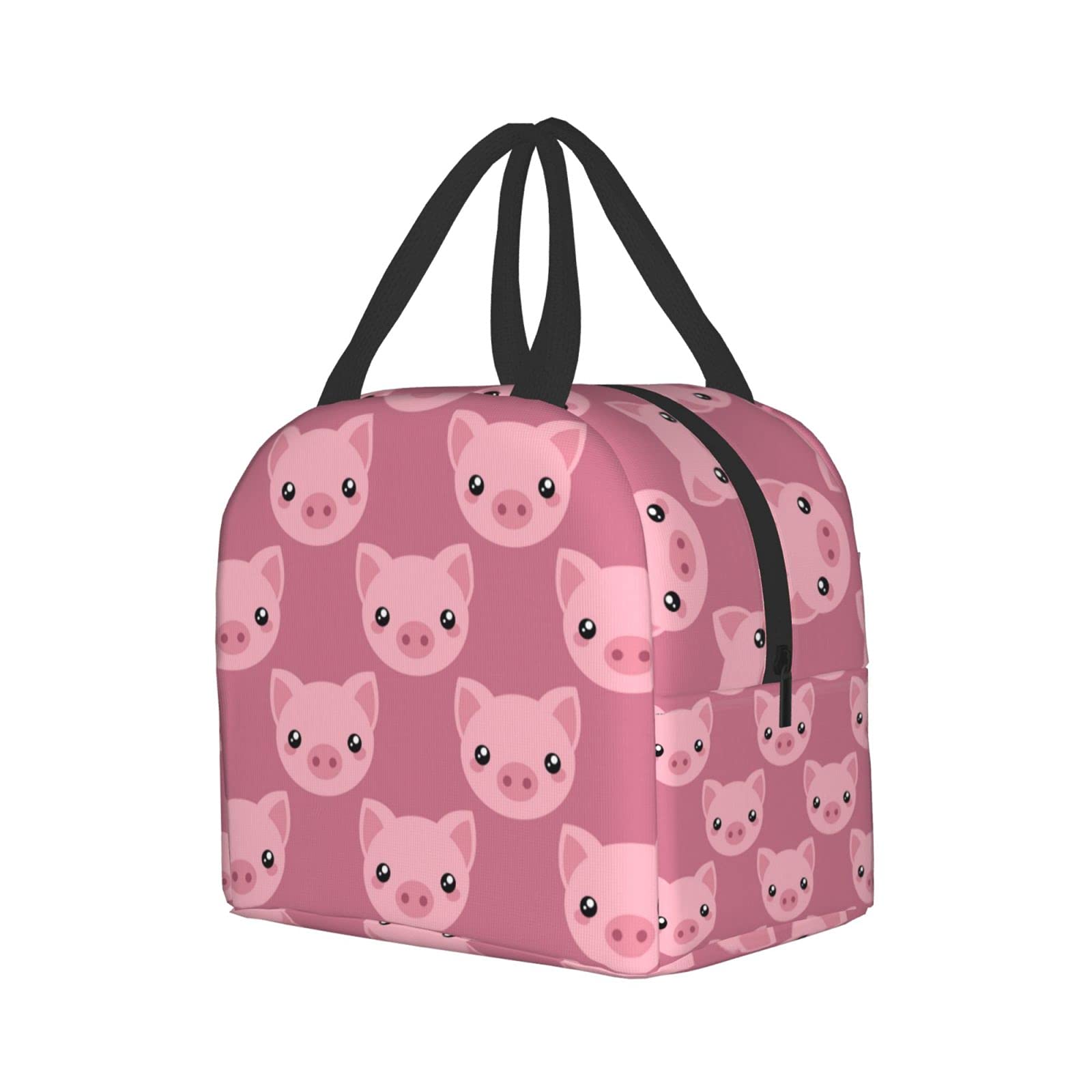 Insulated Cute Cartoon Pig Lunch Box for Kids - Reusable Thermal Lunch Bag for Boys & Girls, Perfect for School, Camping, Hiking, Picnic, Beach & Travel - Ideal for Keeping Food Fresh All Day