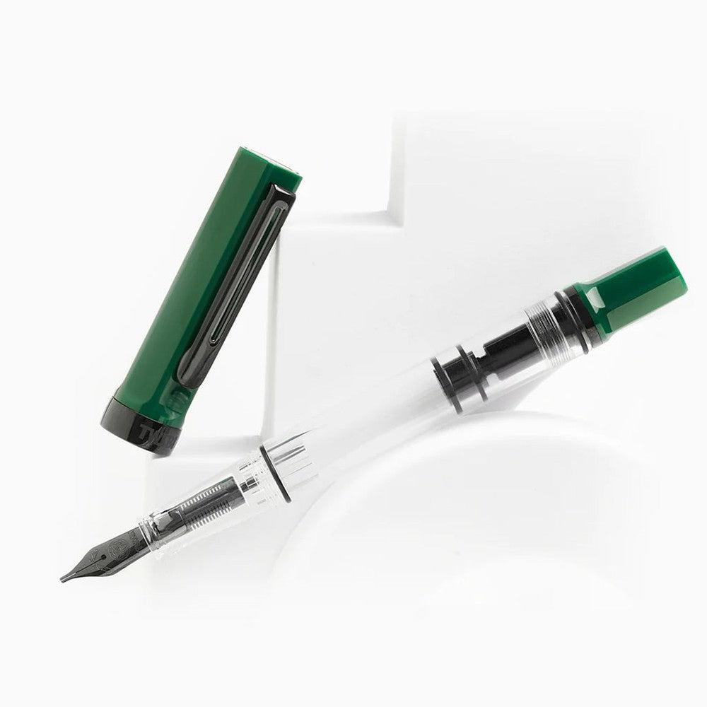 TWSBI ECO Fountain Pen - Irish Green with Onyx (2024) | Premium Writing Instrument for Journaling, Note Taking & Calligraphy | Perfect Gift for Writers & Pen Enthusiasts