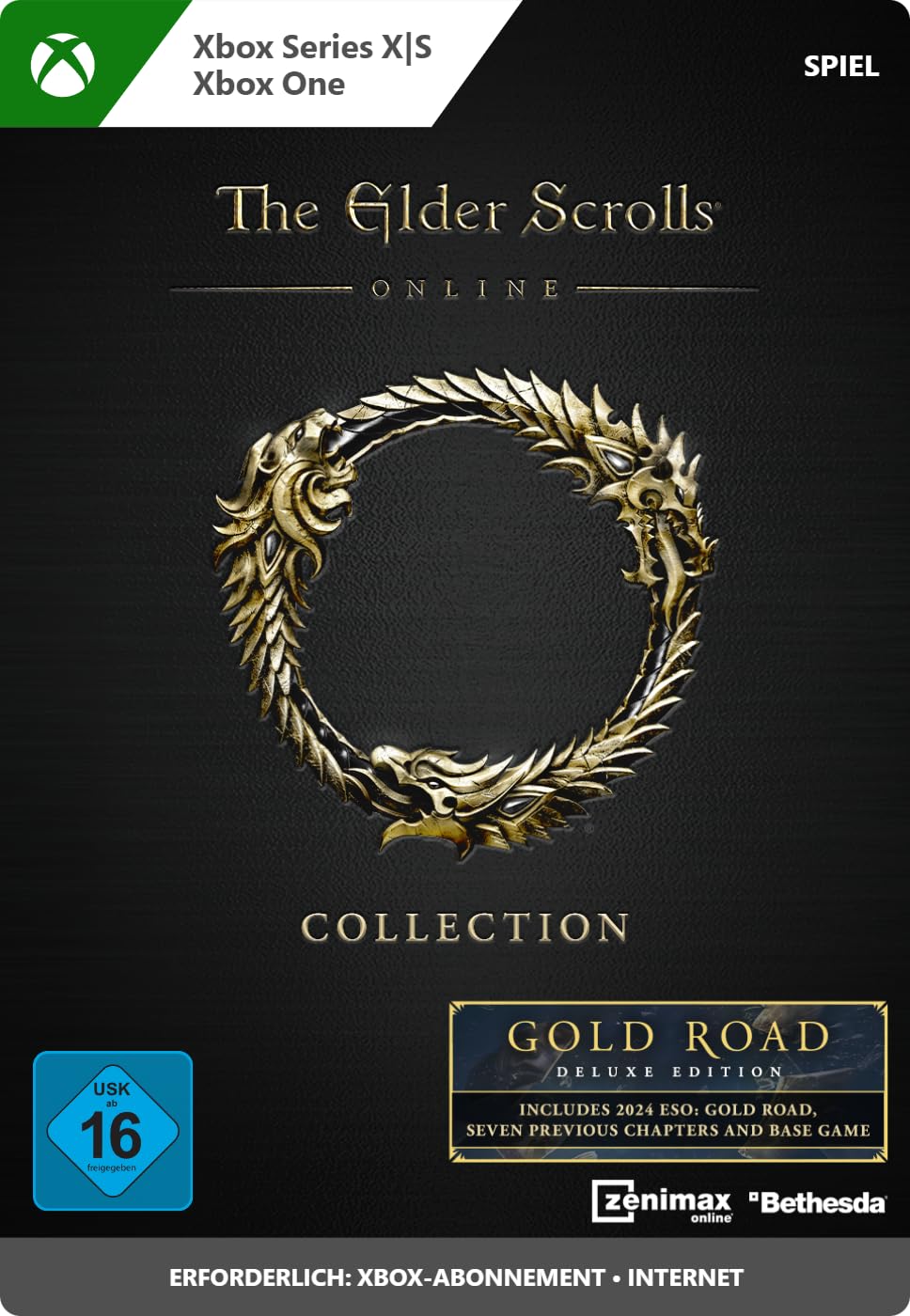 The Elder Scrolls Online Deluxe Collection: Gold Road - Xbox One & Series X|S Digital Download Code | Epic Fantasy MMORPG Adventure for Online Multiplayer Gaming