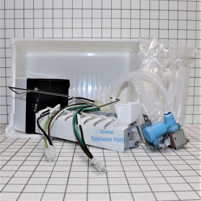 W11517113 & WPW10715709 Replacement Ice Maker - Compatible with Major Refrigerator Brands - Perfect for Home Kitchen, Office, and RV Use